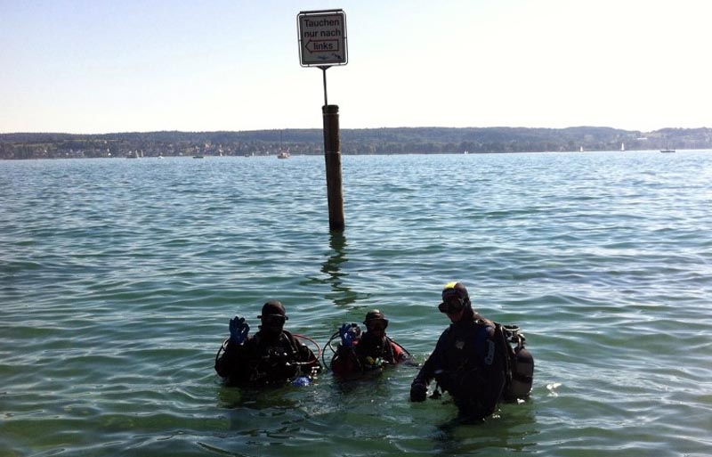 vor dem 2ten Tauchgang